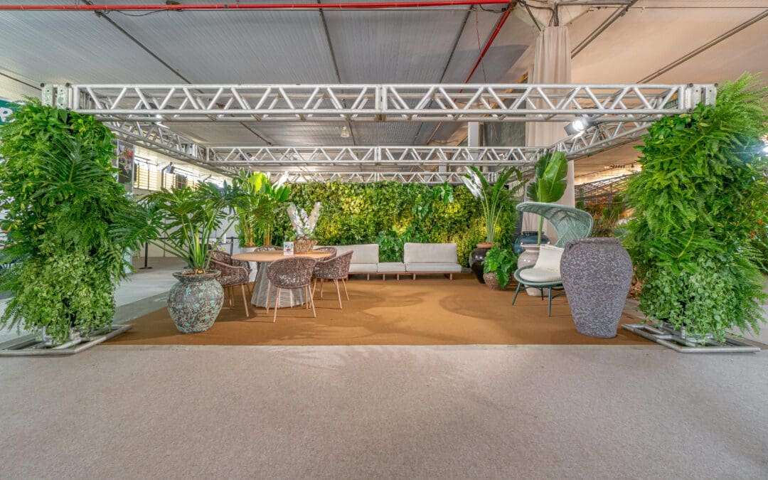 Vertigarden marca presença na Enflor com André Bailone no circuito de talks e um stand impactante.