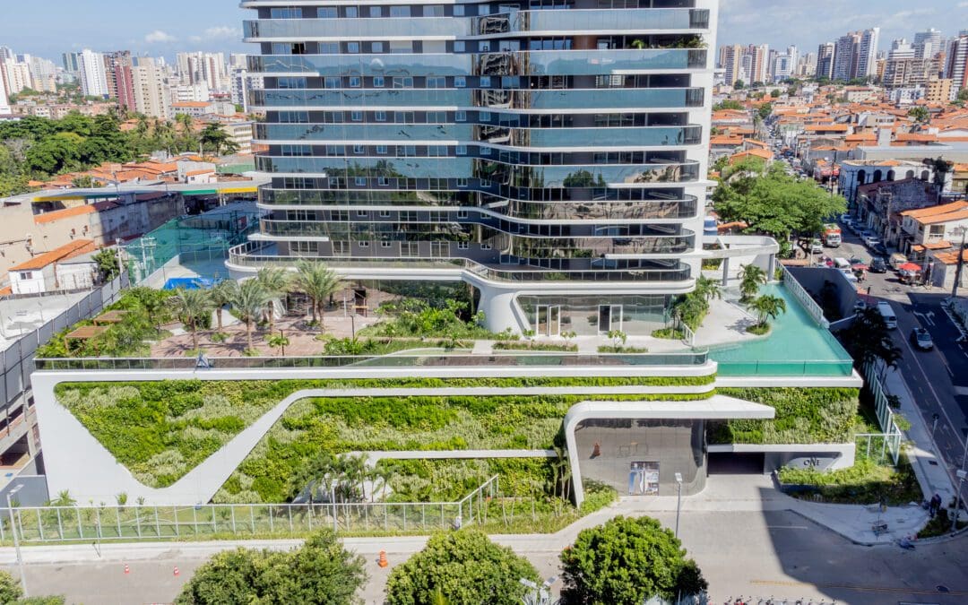 Os maiores Jardins Verticais em Fortaleza, no Ceará.